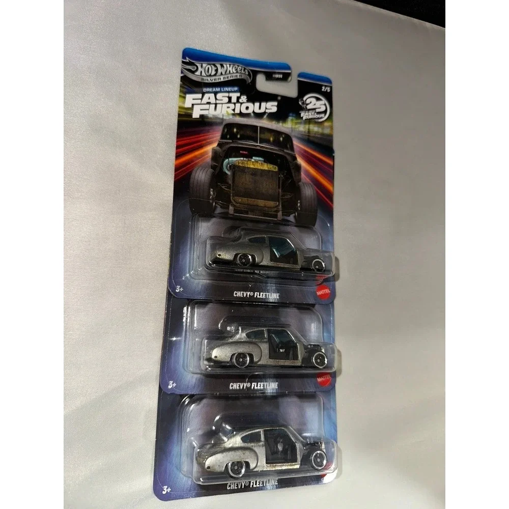 Hot Wheels Fast & Furious Chevy Fleetline 3 Pack Silver Series Dream Lineup 2/5